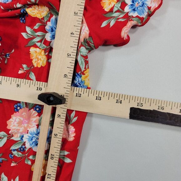 Ultra Flirt Mini Dress Womens Juniors XS X-Small Off-the-Shoulder Ruffled‎ Hem - Picture 7 of 8